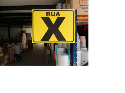 Placas de Rua ou Arruamento para Armazens