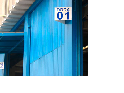 Placas de Doca para Sinalização e Identificação Logística