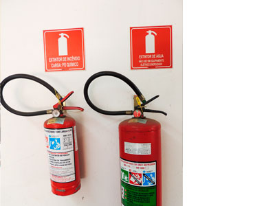 Placas de Sinalização Equipamentos Contra Incendio