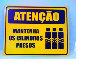 Placas de Sinalização de Segurança do Trabalho